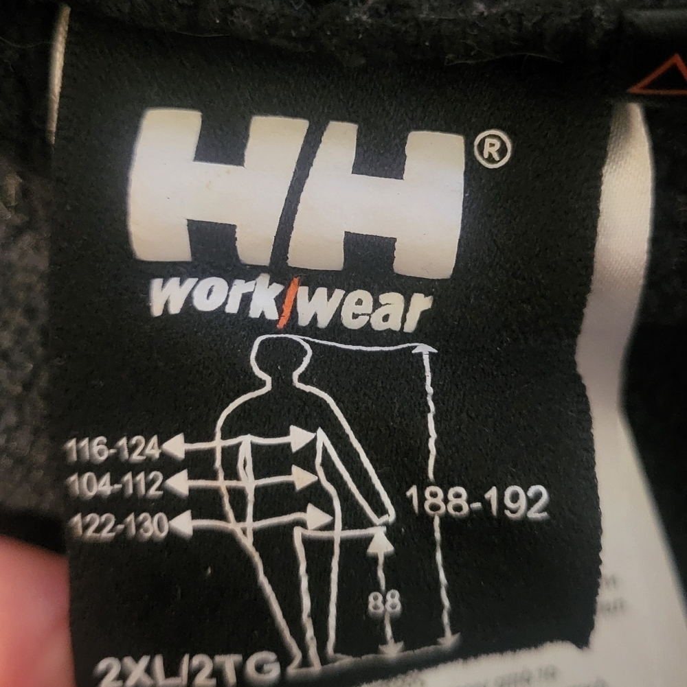 Helly Hansen Workwear Men’s 2XL Full Zip Fleece Jacket Heavyweight Cold Weather - Picture 11 of 15